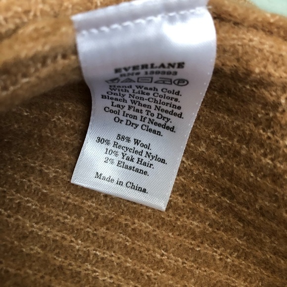 NWT Everlane Sz M Tan Camel The Cozy Stretch Tank Top Cropped Ribbed - Picture 8 of 8